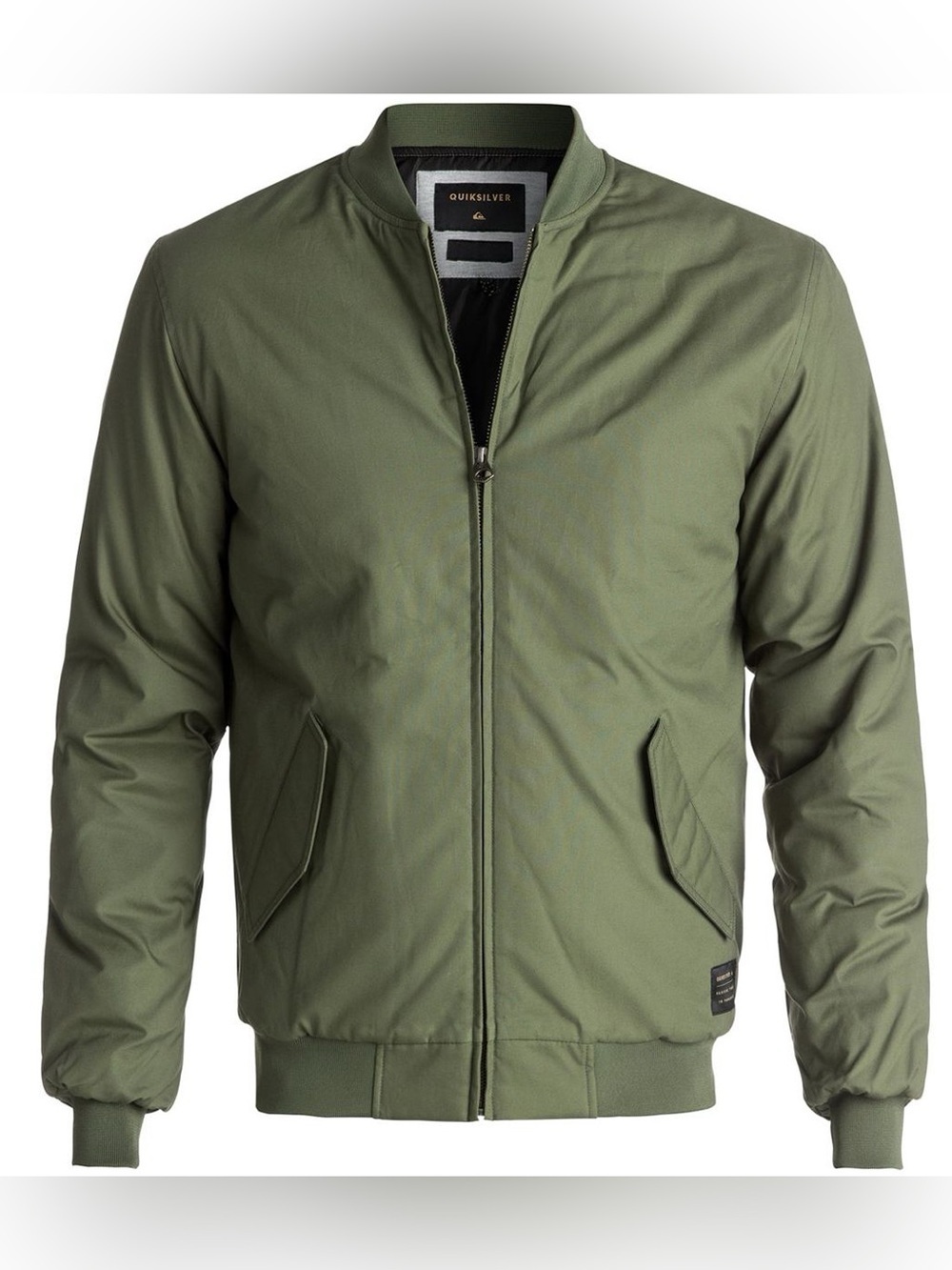 Quiksilver Ogoki Men's Olive Bomber Jacket - Picture 3 of 13